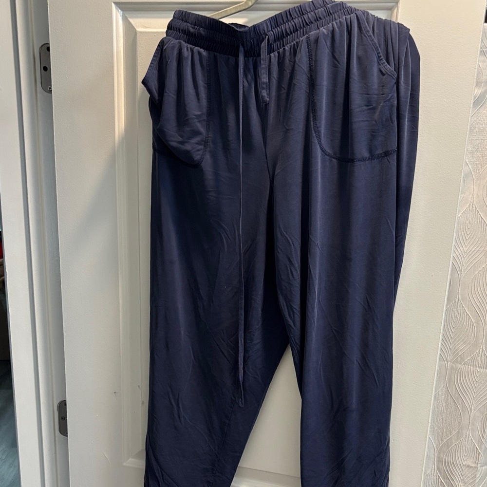 Torrid Navy Wide Leg Pants